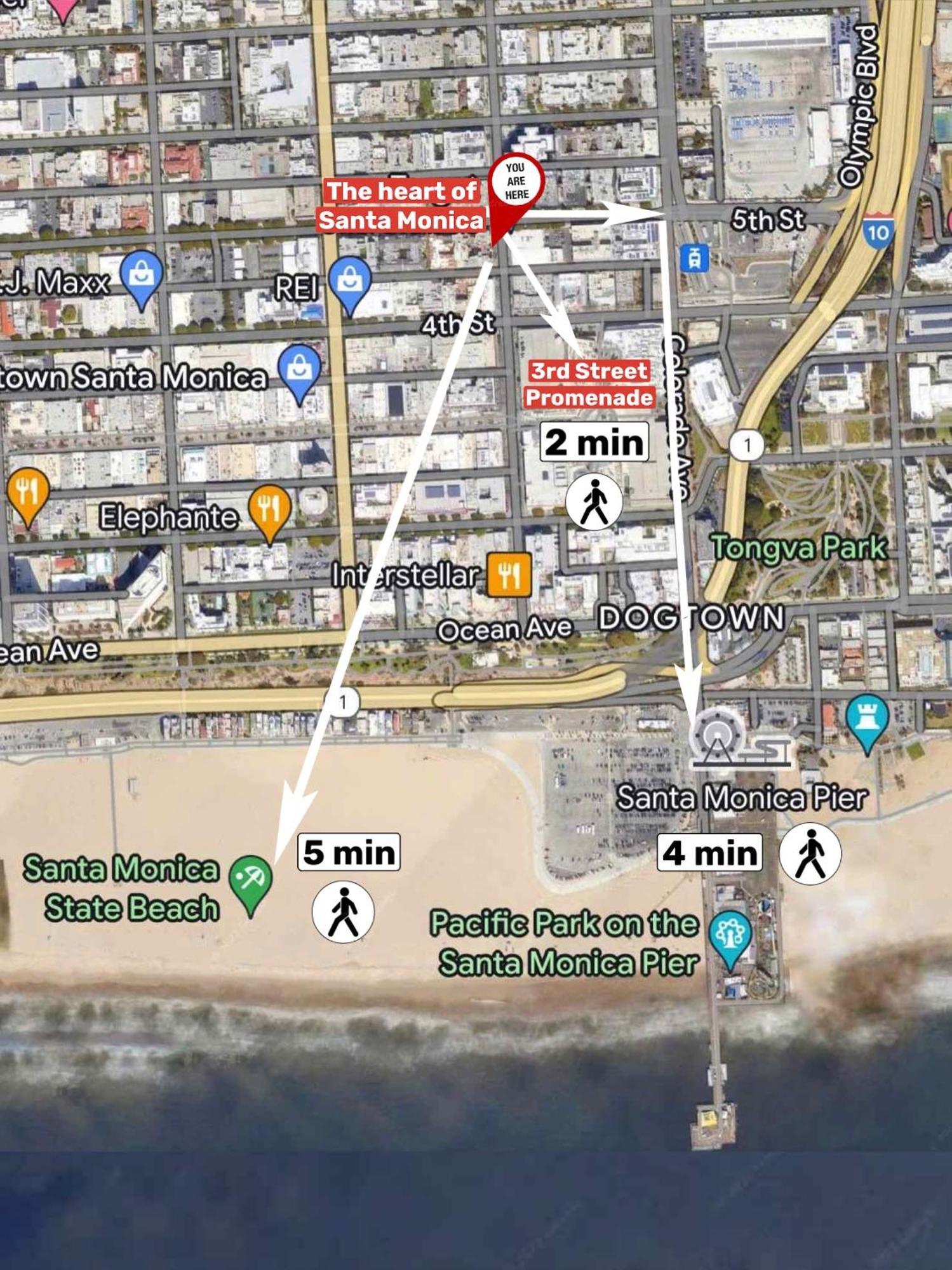 7 Large Down Town Santa Monica Apartment Los Angeles Dış mekan fotoğraf